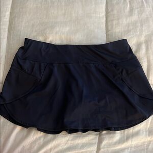 Navy Blue Athletic Skort